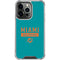 NFL Miami Dolphins Teal Performance Series iPhone 16 Pro Clear Case